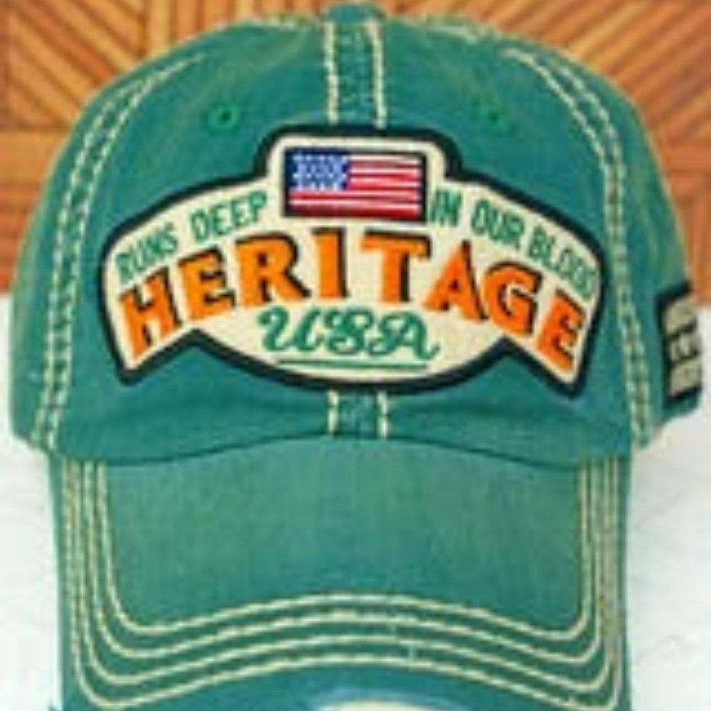 NWT UNISEX HERITAGE USA Baseball Cap